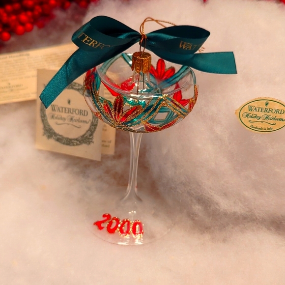 Waterford Holiday Heirloom ornament New Year's Eve 2000 - Picture 4 of 5